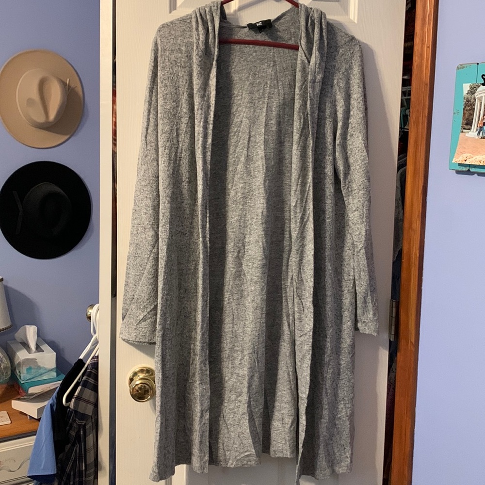 Hooded cardigan